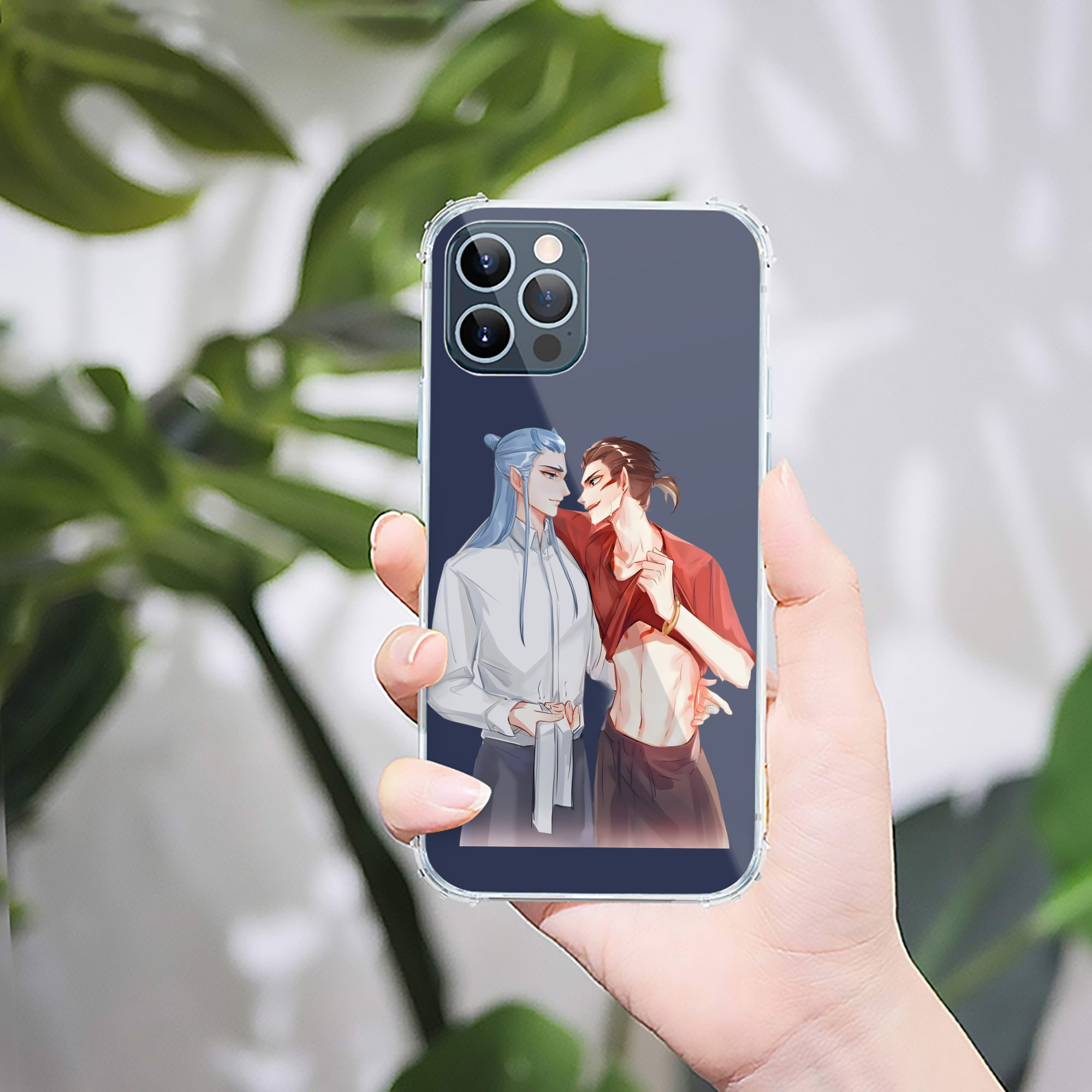 （画像用） Ne Zha 2 ナタ 魔童の大暴れ 【iPhone 12シリーズ対応】透明スマホケース（クリアソフトケース）